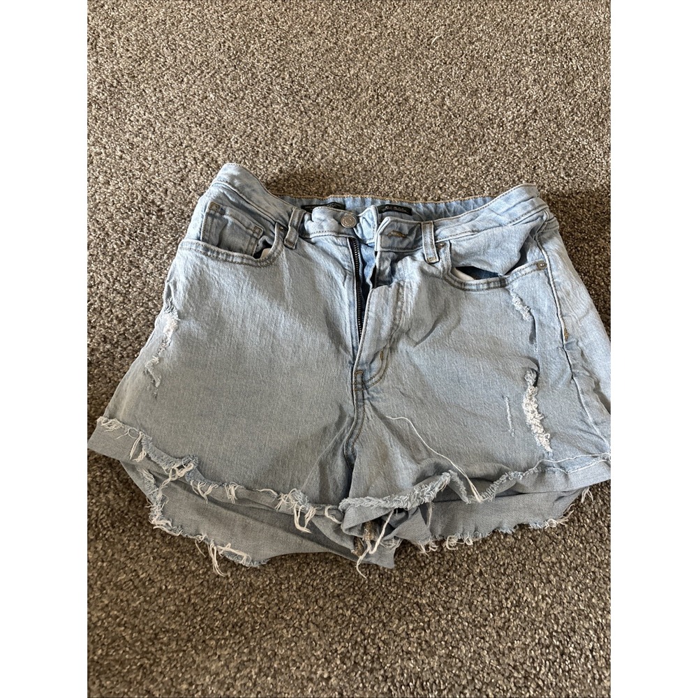 Wild Fable Women's High-Rise Jean Shorts Regular Denim Light Wash‎ Size 8